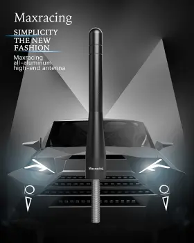 Mal273 37 Maxracing Short Aluminum Truck Antenna Compatible With Ford Bronco 2021 To 2024 #2