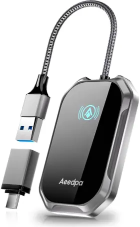 Aeedpa 789616173475 Wireless Android Auto Carplay Adapter Touch Connection For Easy Setup