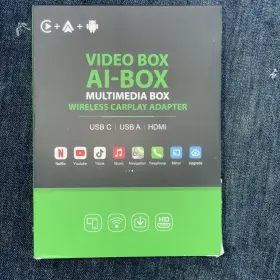 By961m Ai Box D3 Wireless Carplay Adapter Android Auto Netflix/youtube/tiktok
