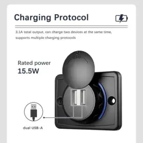 5v3.1a Alanph 726434739674 12v Rv Usb Outlet Charger With Waterproof Cover Rotating Cap Wall #3 5v3.1a Alanph 726434739674 12v Rv Usb Outlet Charger With Waterproof Cover Rotating Cap Wall #3