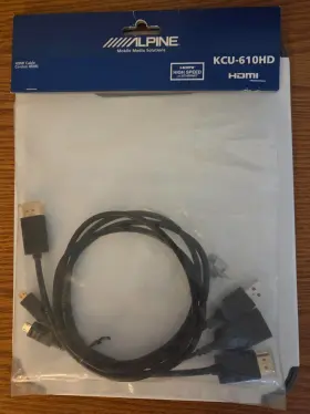 Kcu-610hd Alpine Hdmi Cable Excellent Condition