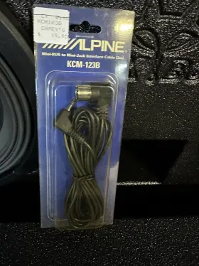 Kcm-123b Alpine Mini-bus To Mini-jack Interface Cable 3m . New In Box Car Audio