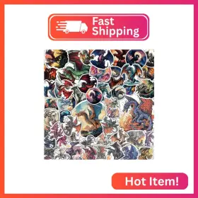 5367435 Amazefull 100 Pcs Dragon Stickers Pack Waterproof Vinyl Decals For Water Bottles Laptop
