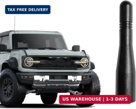 Amffrne 719081280316 Black 3 Inches Bronco Short Antenna Compatible With Ford 2021 20