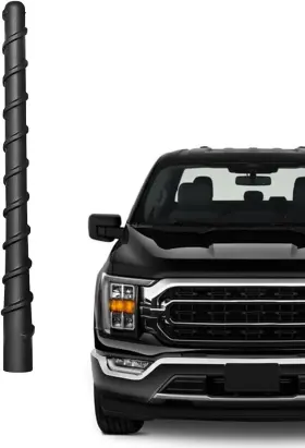F250 Amfrne 719081279976 For Ford F-series Truck Short Antenna 2009-2024 Fit F150 Black