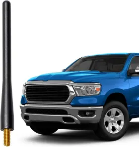 Tx-ram-0918-103 Anina Car Radio Antenna Mast For 2009-2019 Dodge Ram 1500 4.7 Inches