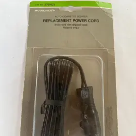 270-021 Archer Auto Cigarette Lighter Replacement Cord