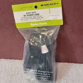 270-1534a Archer Radio Shack Heavy Duty Dc Power Cord Cigarette Lighter 12v 270-1534a Archer Radio Shack Heavy Duty Dc Power Cord Cigarette Lighter 12v