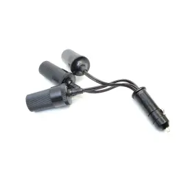 Astatic 925330815022 Truck Spec - 12 Volt Fused Triple Cigarette Socket Adapter
