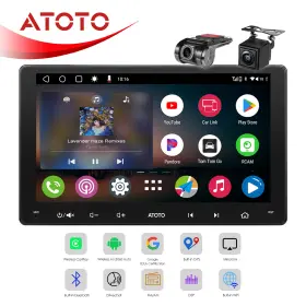 A5lg209t-s12-yf93hb28 Atoto 9 Inch 2 Din Car Stereo Carplay Android Radio Wifi Bluetooth With F R Camera A5lg209t-s12-yf93hb28 Atoto 9 Inch 2 Din Car Stereo Carplay Android Radio Wifi Bluetooth With F R Camera