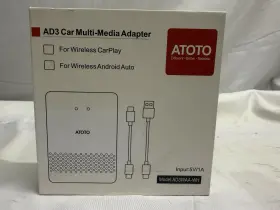 Ad3ewaab-b Atoto Ad3 Wireless Android Auto Adapter Box Car Dongle For Wired Aa