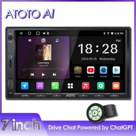 Ai5lg2a7t-s03el246 Atoto Ai A5 Elite Wifi 2g 32g 7 Inch Apple Android In-dash Carplay Stereo 2-din With Rwc