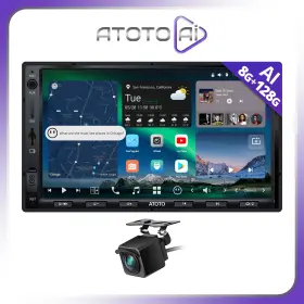 Ai6j0g2a7etv5g Atoto Ai 2025 X10 In-dash Double-din Carplay Stereo 8g 128g Gps Android Rear Camera