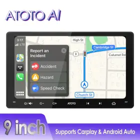 Aiemtdf7g95t81ai Atoto Ai Universial Double-din 9 Inch Wireless Carplay Android Stereo Radio Head Unit