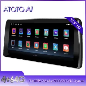 Ais8abm5s512b8pn46ye Atoto Ai For Bmw 5 Series Radio Cic 12.3 Inch Chatgpt Carplay Stereo 4g Lte Android