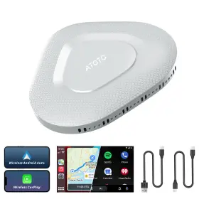 Aita2ad3agy01sai Atoto Ai 3 In 1 Ad3 Basic Wired To Wireless Carplay Box Android Auto Gps Bt Adapter #2