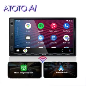 Atof7g2a7we0182ai Atoto Ai Double-din 7 Inch Wireless Carplay Stereo Head Unit Apple Android Auto Mp3 Mp4 Gps