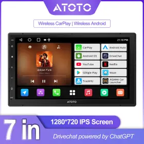 Ai5lg2bt7thtel246 Atoto A5l Wifi 7 Inch Android In-dash Car Stereo Bluetooth Siriusxm 2-din 2g 32g Gps