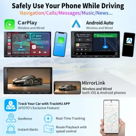Aia6c17g2a7pf42 Atoto For Gmc Universial 7 Inch Wireless Carplay Stereo Head Unit Double-din Android Mp3 #2