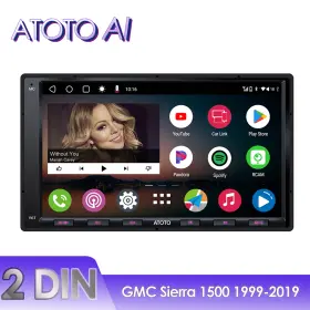Aia6c17g2a7pf42 Atoto For Gmc Universial 7 Inch Wireless Carplay Stereo Head Unit Double-din Android Mp3