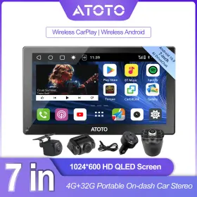 Ataivtd678rfai Atoto 7 Inch Portable Car Stereo Wireless Apple Carplay Android Gps Navigation Chatgpt