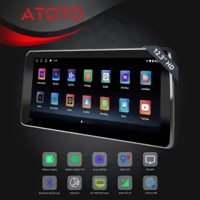 Atoa68abm5s5a12b8pn46c Atoto 12.3 Inch Android Carplay For Bmw 3 Series 08-12 - Cic 4g Lte Chatgpt Ai Gps