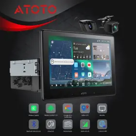 Pj8uh0g2a7e0jny7 Atoto Upgrade X10 Single-din In-dash Car Stereo 8g 128g Android&f R Dvr Camera