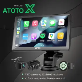 Xp80701cstaai Atoto X 7in Carplay Stereo Radio Apple Android With Front Rear Camera Touchscreen