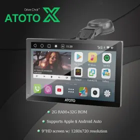 Xp90901rfai Atoto X For Toyota Universial 9 Inch Single-din Wireless Carplay Stereo Gps Radio Mp3