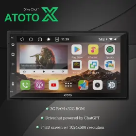 Xs8g50185ai Atoto X 7 Inch For Hyundai Universial Wireless Radio Carplay Stereo Head Unit Gps Mps