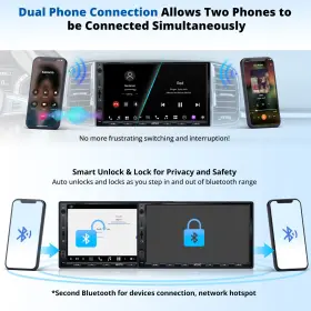 Xx10g2a7e01ai Atoto X In-dash Carplay Stereo X10 8g 128g 7 Inch Ai Chatgpt Apple Android Double-din #3