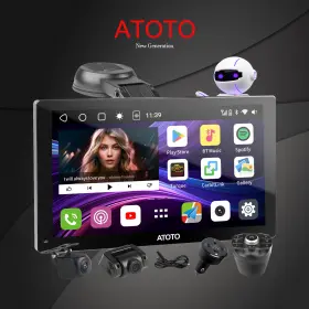 Xgvtd678rfai Atoto 7 Inch Portable Car Stereo Wireless Apple Carplay Android Gps Navigation