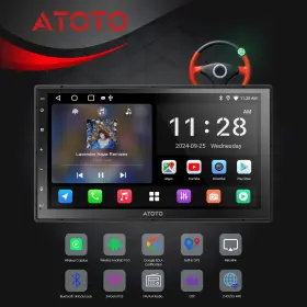 Yt5j241a7wf01st18 Atoto 7 Inch Car Stereo Head Unit Carplay Android Audio Siriusxm Drivechat Radio
