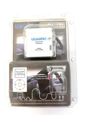 Pa11-vw6 Audi Usa-spec Apple Ipod To Vw Car Stereo Wired New Pa11-vw6 Audi Usa-spec Apple Ipod To Vw Car Stereo Wired New