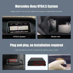 Becker-0001 Autoabc Wireless Carplay Ai Box Android Auto For Mercedes-benz Ntg4.5 2011-2016 Becker #3