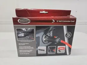 Ec-12-2851 Autoeffects By Meridian Point 12v 12ft Extension Cord - Heavy Duty 18 Gauge Nib