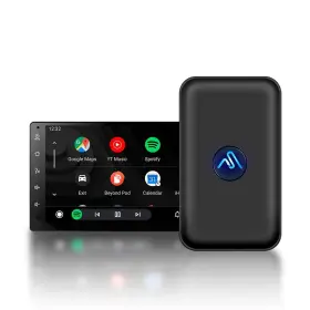Autosky 850045500276 Wireless Android Auto Car Adapter 2024 Nano Series - Instant Connection From