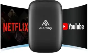Wcpaa-1tb-flex Autosky Ai Box Lite Deluxe Wireless Carplay Android Auto Adapter New Plug And Play