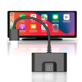 Wua-5 Autosky Wireless Carplay Adapter Wired To Usb A And C Plug Play