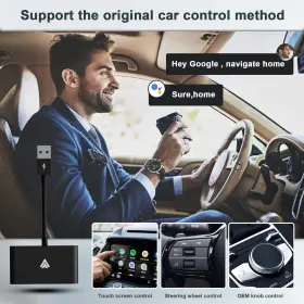 Tht-0203 Autuvone Wireless Android Auto Adapter Plug-in Via Usb Dongle #2 Tht-0203 Autuvone Wireless Android Auto Adapter Plug-in Via Usb Dongle #2