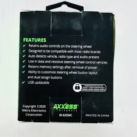 Axxess 086429383580 Integrate Steering Wheel Control Interface Axswc Universal Fit Auto-detec #3