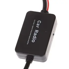 Azuocn 768470325152 Universal Car Stereo Fm Radio Antenna Signal Booster Amplifier Amp 12v Black #3 Azuocn 768470325152 Universal Car Stereo Fm Radio Antenna Signal Booster Amplifier Amp 12v Black #3