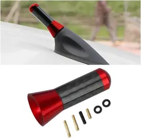 Belomi-antenna2 Belomi Car Short Antenna 3.5cm Aerial Universal Stubby Carbon Red