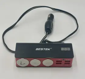 200w Bestek 387581674922 3-socket Cigarette Lighter Adapter 12v/24v Power