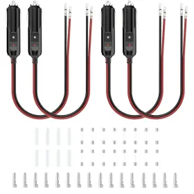 Bfxm-cacl-4-02 Bfxm 12v Cigarette Lighter Plug With 1ft 16 Awg Wire 4pcs Fittings