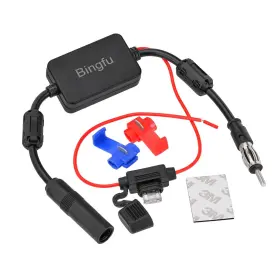 Bingfu 790404668639 Universal Car Stereo Fm Radio Antenna 20cm Signal Booster Bingfu 790404668639 Universal Car Stereo Fm Radio Antenna 20cm Signal Booster