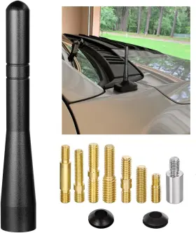 Bfn00545 Bingfu Vehicle Short Antenna Mast Car Truck Replacement #2 Bfn00545 Bingfu Vehicle Short Antenna Mast Car Truck Replacement #2