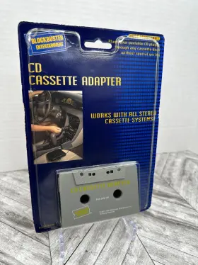 807656 Blockbuster Entertainment Vintage Video Cd Cassette Adapter 1996 Collectors Item New Sealed #2