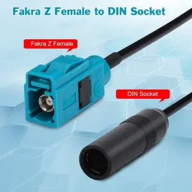 174fzfds1s15 Bltiatle Car Antenna Extension Cable 6 Inch Universal Vehicle Female-socket/6ft/15cm #2
