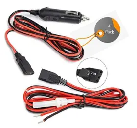 Frg014 Bond Telecom Co. Ltd. Cb Radio Power Cord/cables 2-wire 15a 3-pin With 12v Cigarette Lighter Plug 2 Frg014 Bond Telecom Co. Ltd. Cb Radio Power Cord/cables 2-wire 15a 3-pin With 12v Cigarette Lighter Plug 2